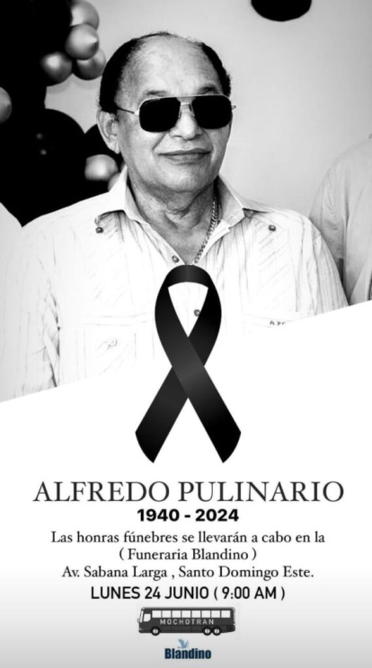 Alfredo Pulinario (Cambita), presidente de Mochotran, será velado desde hoy,Alfredo Pulinario (Cambita), presidente de Mochotran, será velado desde hoy
