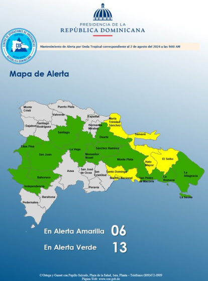 ¿Cuáles provincias registrarán lluvias este viernes?,¿Cuáles provincias registrarán lluvias este viernes?