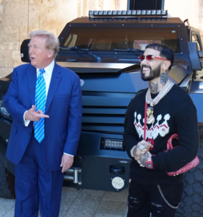 El reguetonero Anuel AA visita a Trump en su casa y llama de nuevo a votar por él  ,El reguetonero Anuel AA visita a Trump en su casa y llama de nuevo a votar por él