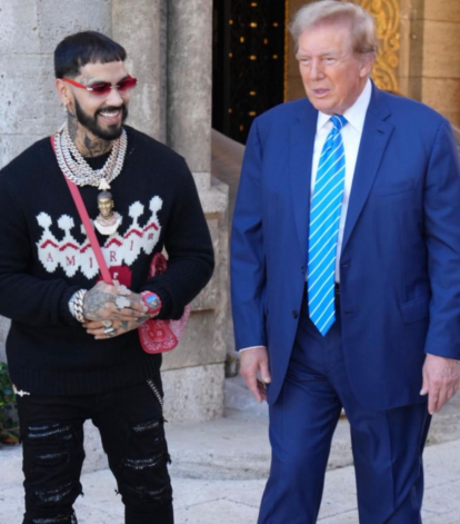 El reguetonero Anuel AA visita a Trump en su casa y llama de nuevo a votar por él  ,El reguetonero Anuel AA visita a Trump en su casa y llama de nuevo a votar por él