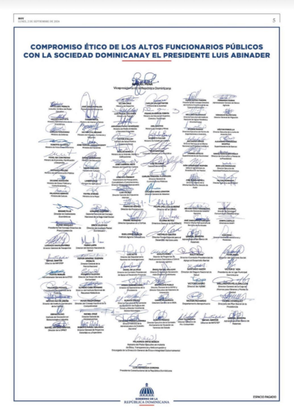 Funcionarios se comprometen a gobernar sin corrupción y firman un Compromiso Ético,Funcionarios se comprometen a gobernar sin corrupción y firman un Compromiso Ético