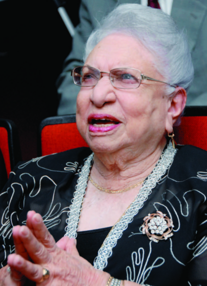 María Cristina Camilo, pionera de la televisión dominicana cumplió sus 107 años de edad