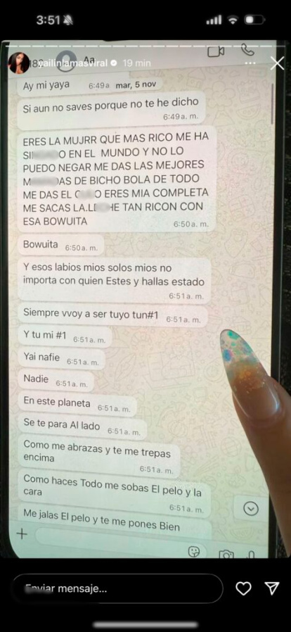 Yailin publica presuntas conversaciones privadas con Anuel AA y genera avispero,Yailin publica presuntas conversaciones privadas con Anuel AA y genera avispero