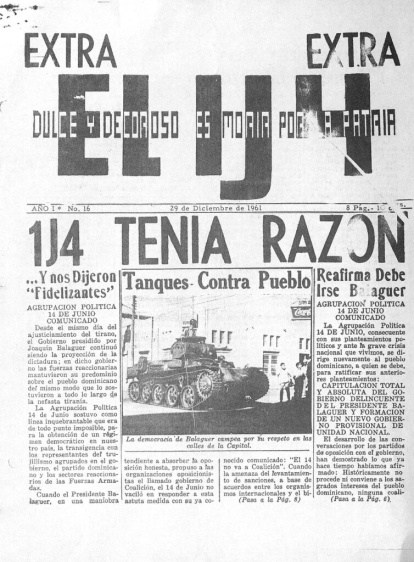 Línea editorial en órganos de prensa 1J4,Línea editorial en órganos de prensa 1J4