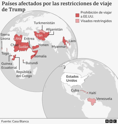 4 preguntas para entender cómo las restricciones de viaje anunciadas por Trump afectan a ciudadanos de Haití y 18 países,4 preguntas para entender cómo las restricciones de viaje anunciadas por Trump afectan a ciudadanos de Haití y 18 países