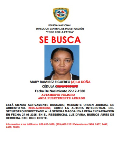 Secuestro en Herrera: exempleada de la víctima habría planificado el crimen,Secuestro en Herrera: exempleada de la víctima habría planificado el crimen