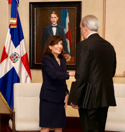 Luis Abinader y la gobernadora de Nueva York se reúnen en el Palacio Nacional: lo que se sabe,Luis Abinader y la gobernadora de Nueva York se reúnen en el Palacio Nacional: lo que se sabe