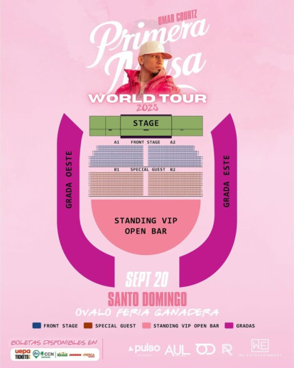 ¿Ya están disponibles las boletas para el concierto de Omar Courtz?  ,¿Ya están disponibles las boletas para el concierto de Omar Courtz?