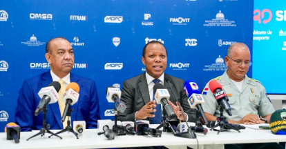 Miembros del Gabinete de Transporte del Gobierno dominicano