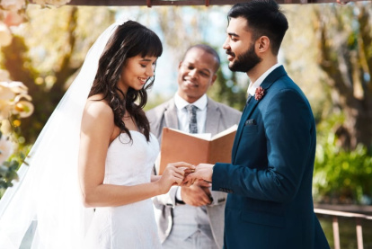 Parejas que llegan al matrimonio