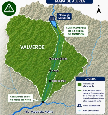 La provincia está en alerta.