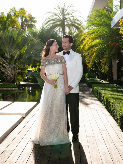 Omar Fernández y Alexia Rubio