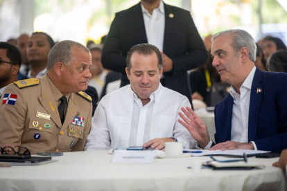 Luis Abinader en la actividad