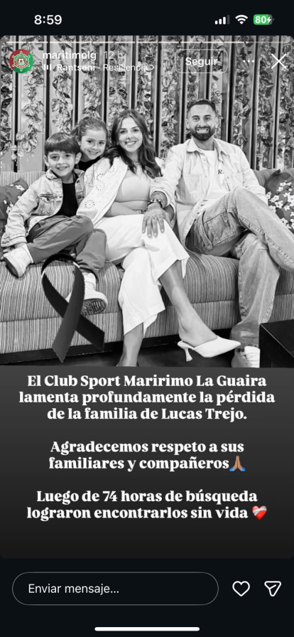 Comunicado del club al que pertenecía
