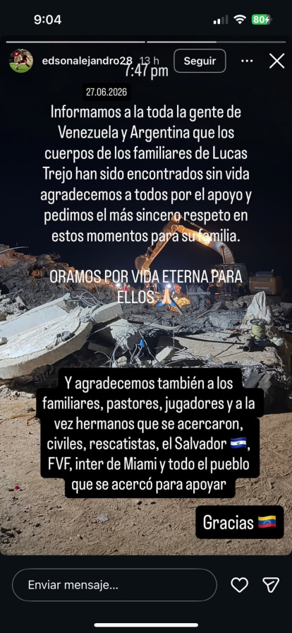 Futbolista Edson Alejandro confirmó la lamentable noticia