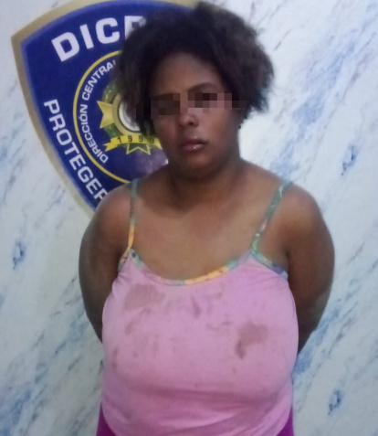 Policía Nacional apresa a mujer acusada de causar muerte de su pareja durante incidente en Los Guaricanos
