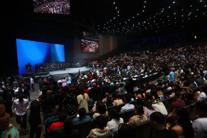 El templo tiene capacidad para 7 mil personas.