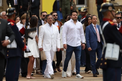 El expresidente Gustavo Petro no asistió al acto de traspaso de mando.