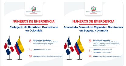 Cancillería de RD habilita contactos de emergencia para dominicanos en Colombia tras terremoto