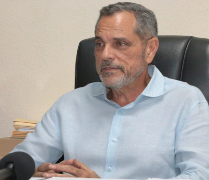 Junior Noboa, comisionado Nacional de Béisbol.