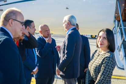 Presidente Abinader llega a Roma para audiencia de Estado con Su Santidad el papa León XIV en la Ciudad del Vaticano y para participar en la asamblea de la FAO