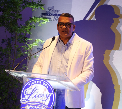 Audo Vicente, gerente general de los Tigres del Licey.