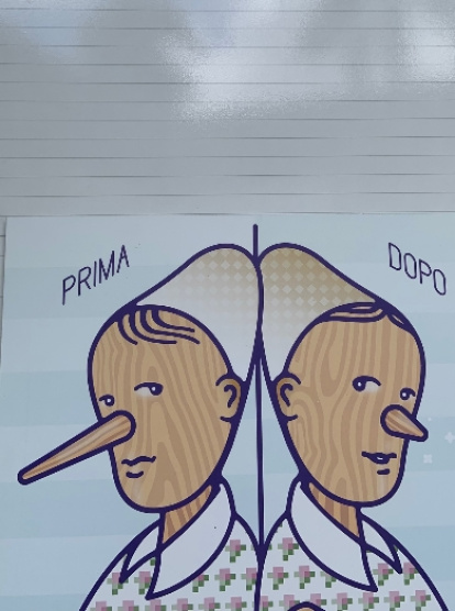 Si Pinocchio miente, su nariz crece.