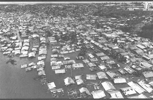 Vista aérea de como huracán David afectó el país.  (Foto de archivo).