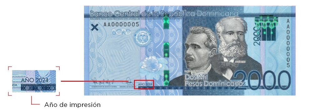 Nuevo billete de RD$2,000 pesos: los cambios que trae y cómo identificarlo 