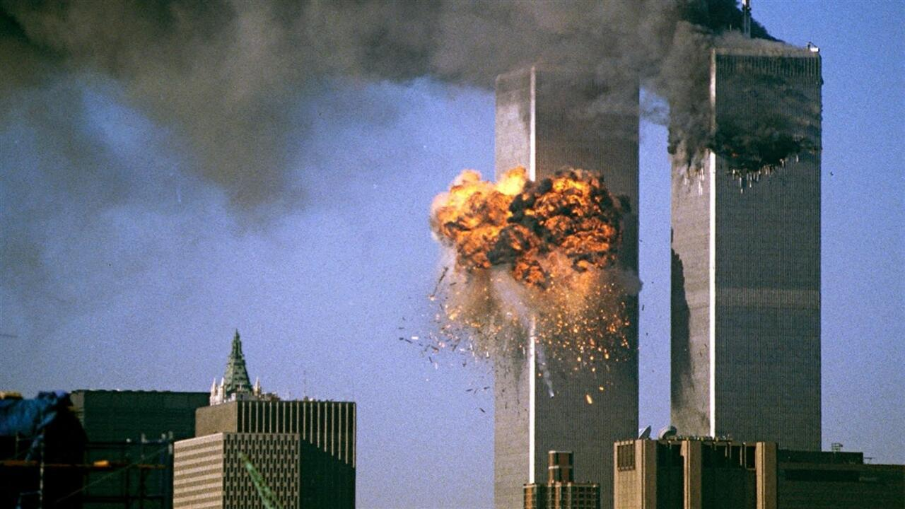 El ataque al World Trade Center, en Nueva York, el 11 de septiembre de 2001. © SEAN ADAIR/REUTERS