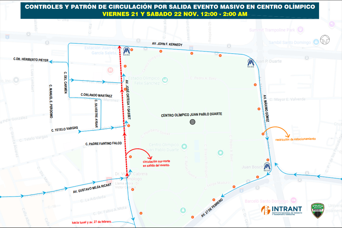 Ruta alterna concierto Bad Bunny