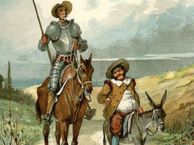 Quijote y Sancho Panza