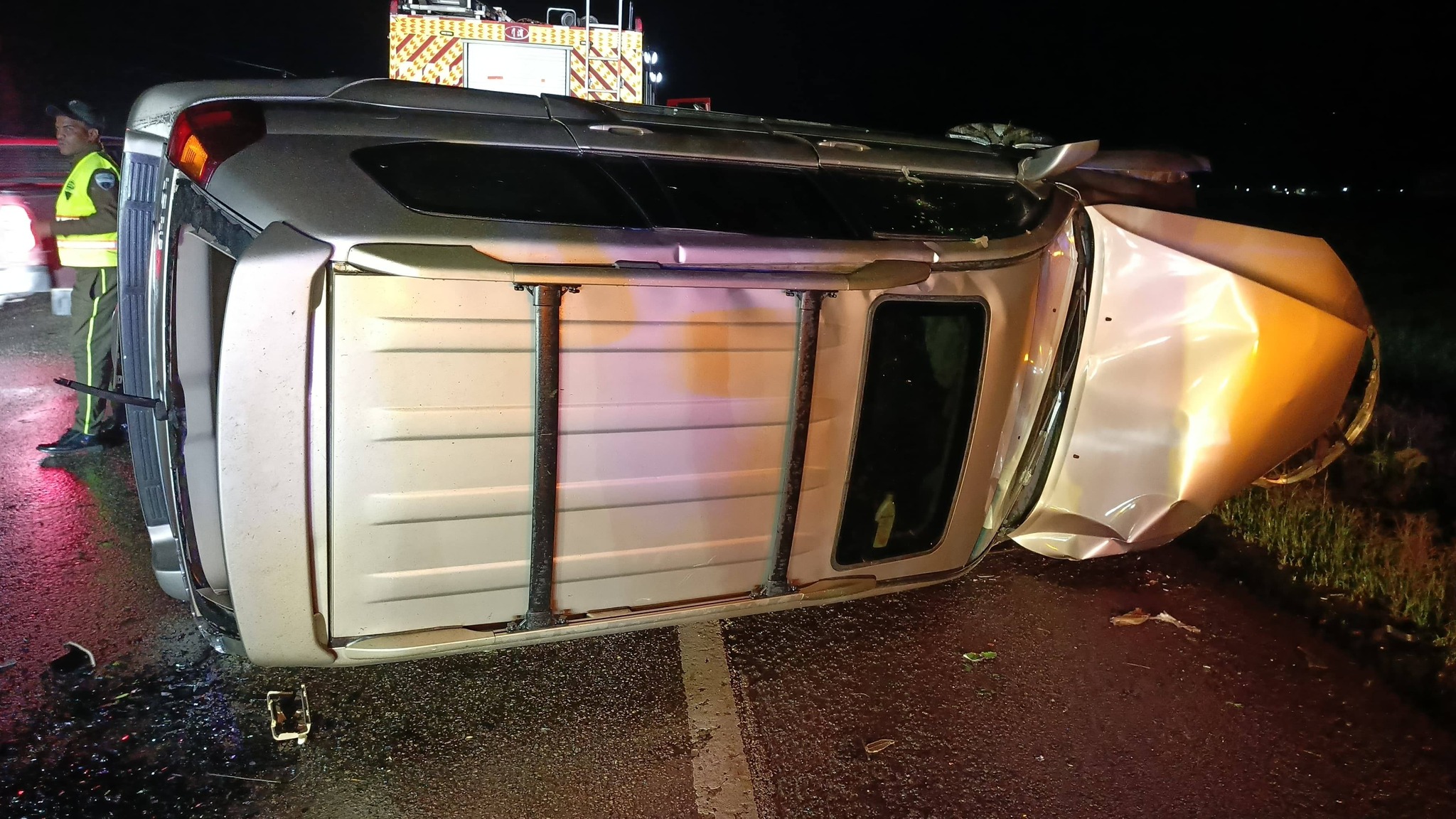 Identifican víctimas de fatal accidente en la autopista Duarte