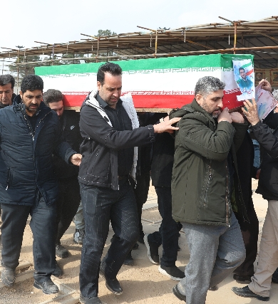 Funeral en Teherán, Irán.