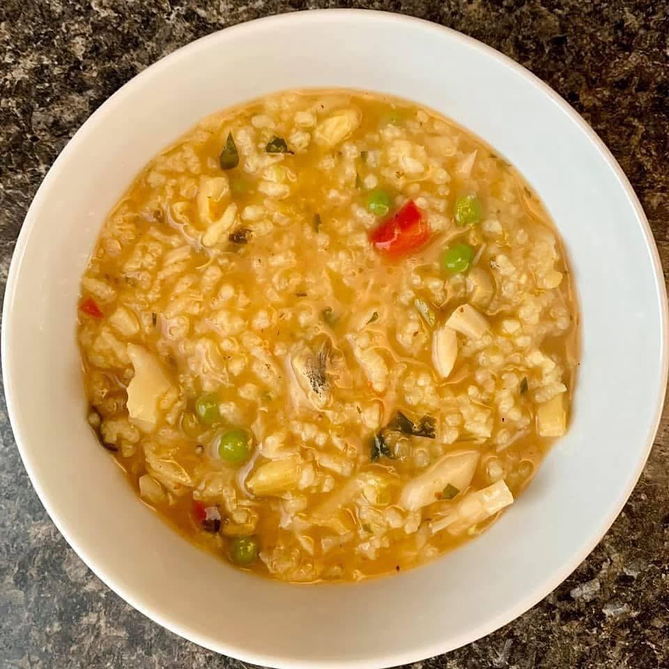 Asopao de bacalao