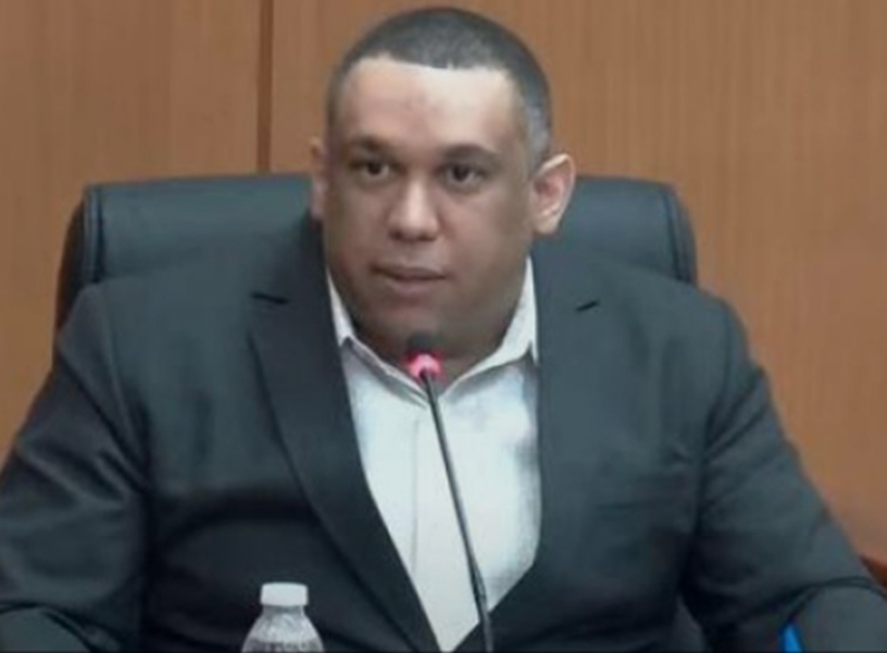El mayor PN Raúl Alejandro Girón, principal testigo MP.