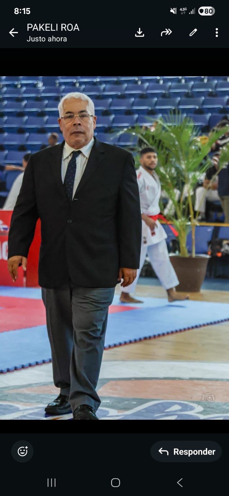 José Luis Ramírez, presidente de la Federación de Karate
