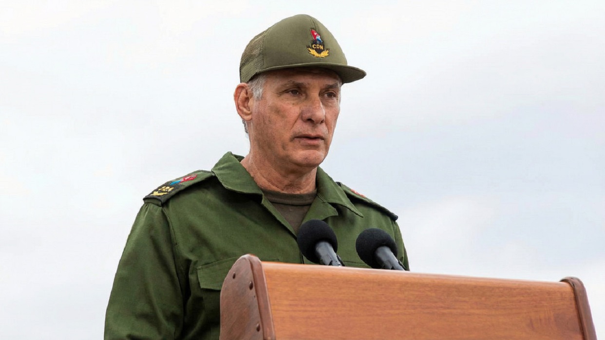 Miguel Díaz-Canel.  AP