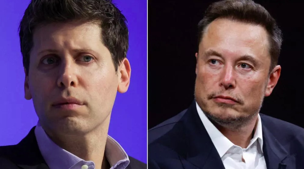 Empieza el juicio entre el director ejecutivo de OpenAI, Sam Altman (izquierda), y el magnate Elon Musk.
