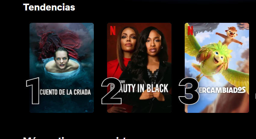 Estas tres películas han encabezado la tendencia de Netflix
