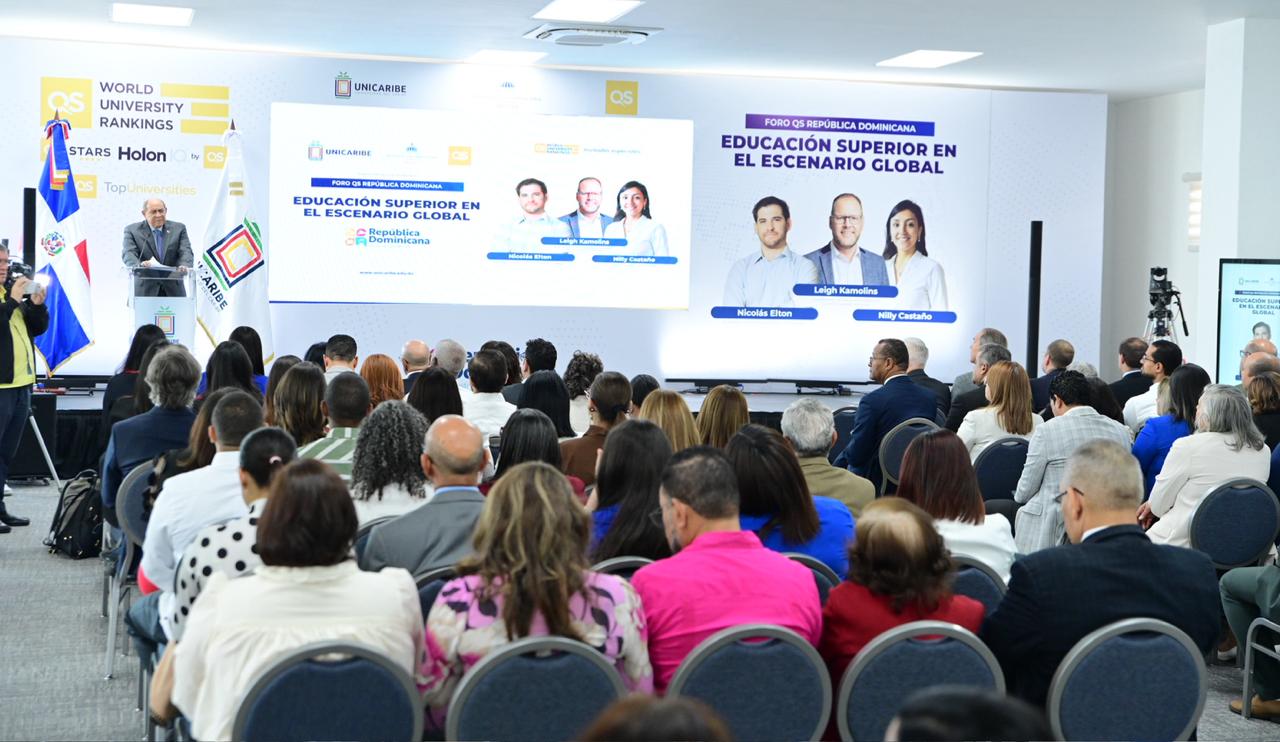 QS, UNICARIBE y MESCYT realizan Foro Educativo Superior para consolidar a RD como destino académico internacional
