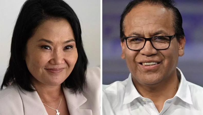 Se puede pensar que el enfrentamiento entre Keiko Fujimori y Roberto Sánchez dará lugar a una contienda que dirija al país en direcciones muy opuestas.