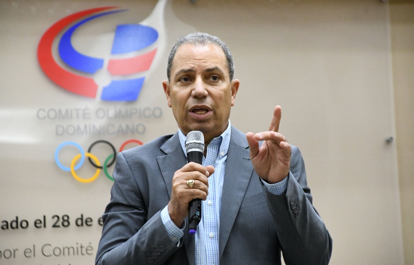 Garibaldy Bautista, presidente del Comité Olímpico.