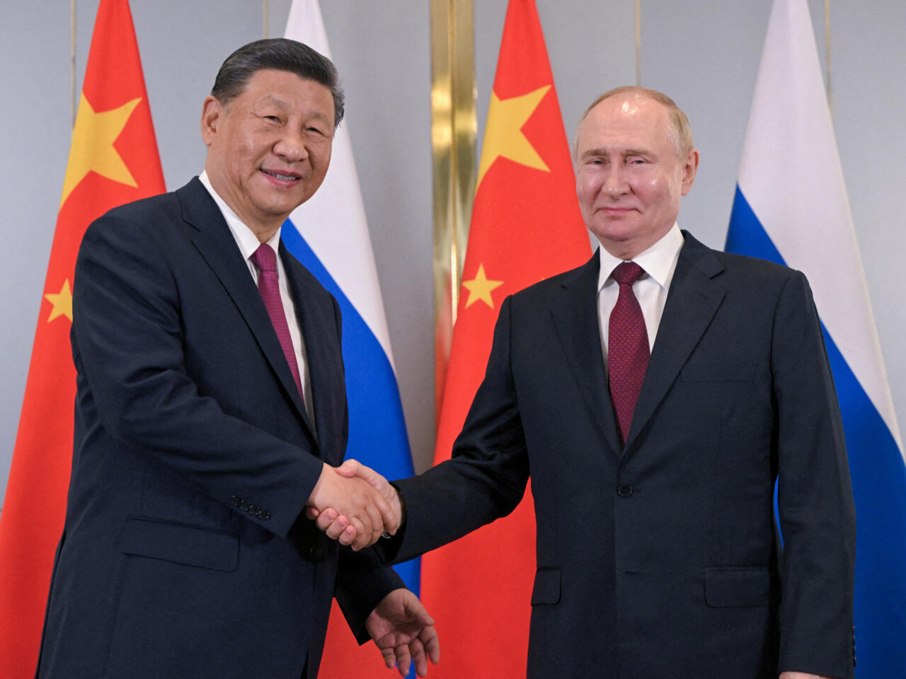 Xi Jinping y Vladímir Putin.