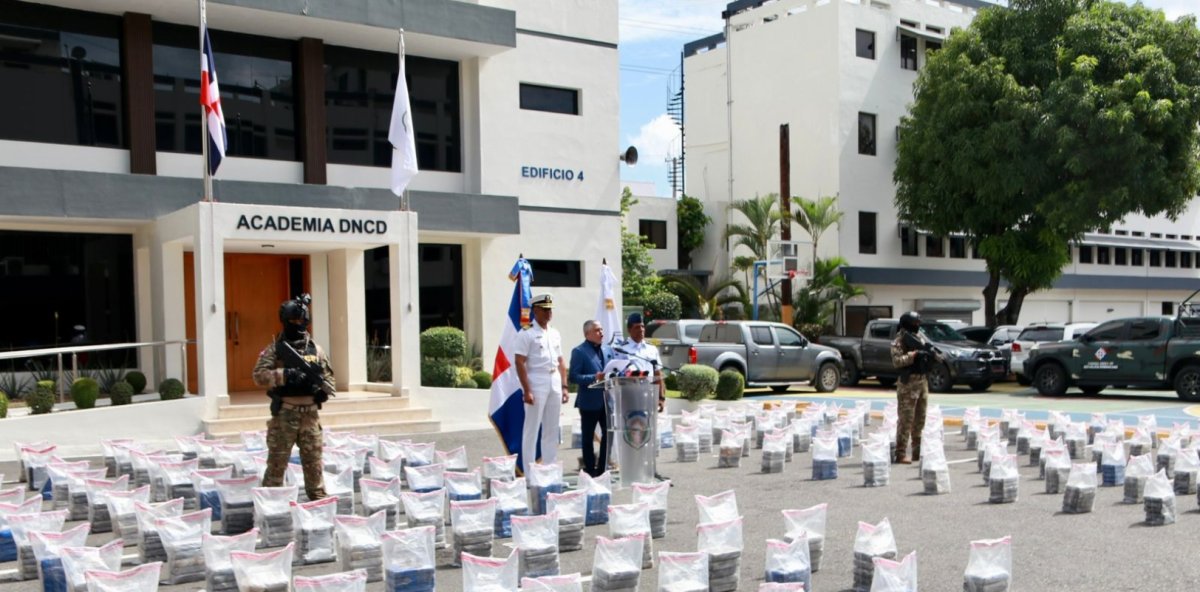 Cocaína decomisada.
