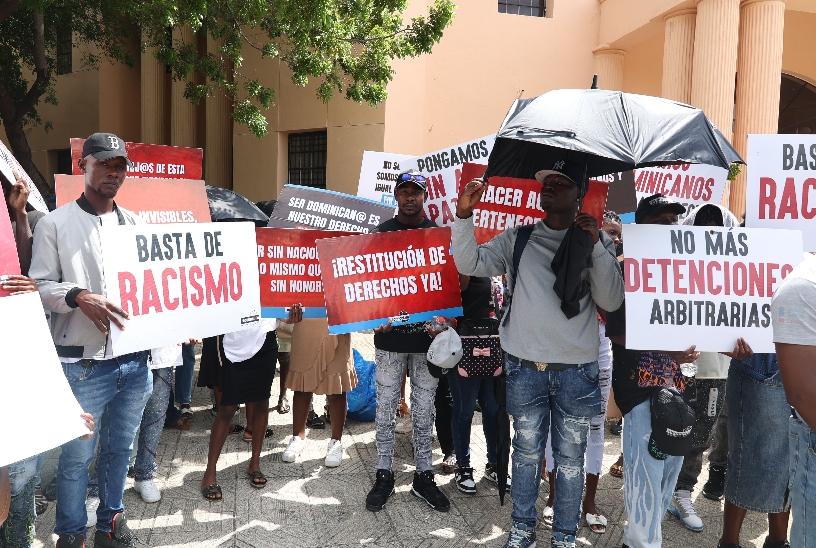 Parada frente a Palacio Nacional