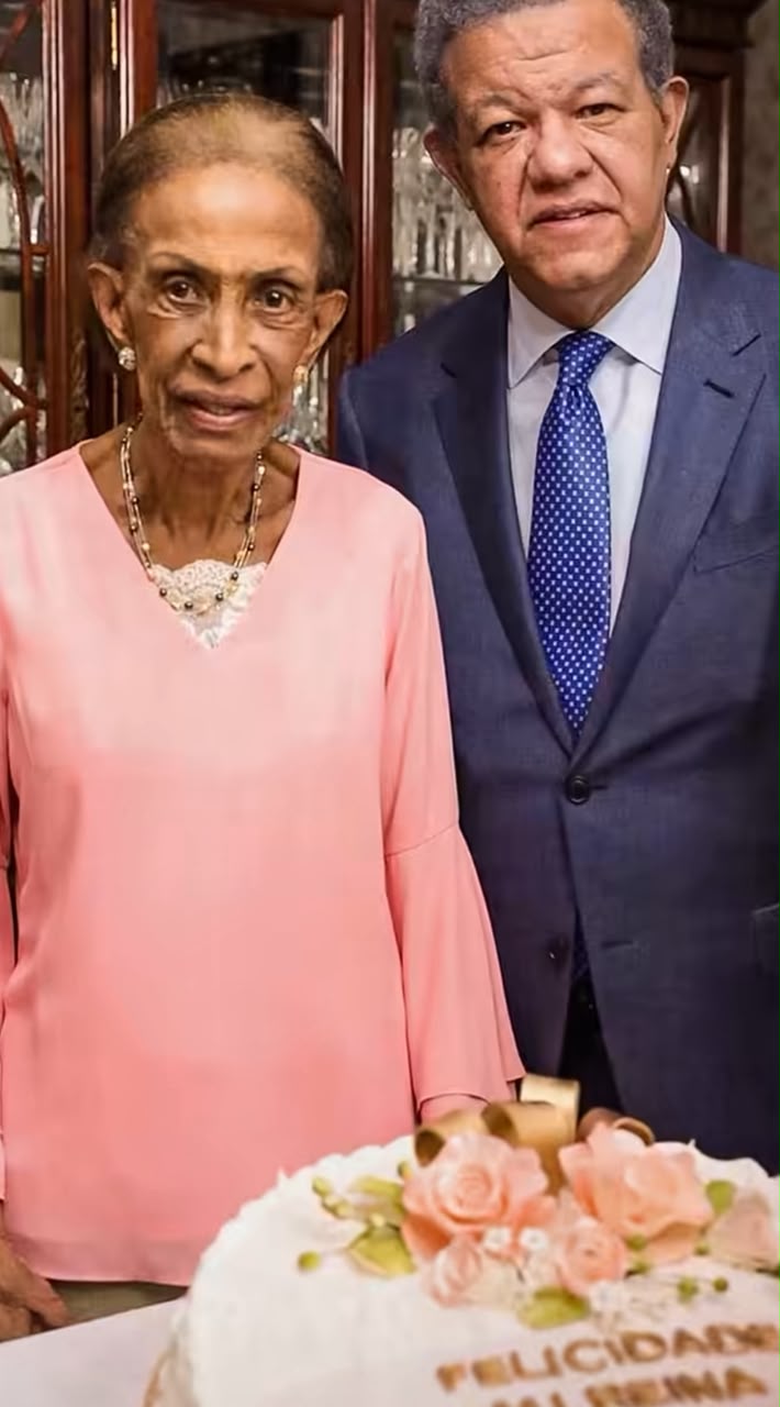 Lionel Fernández y su madre