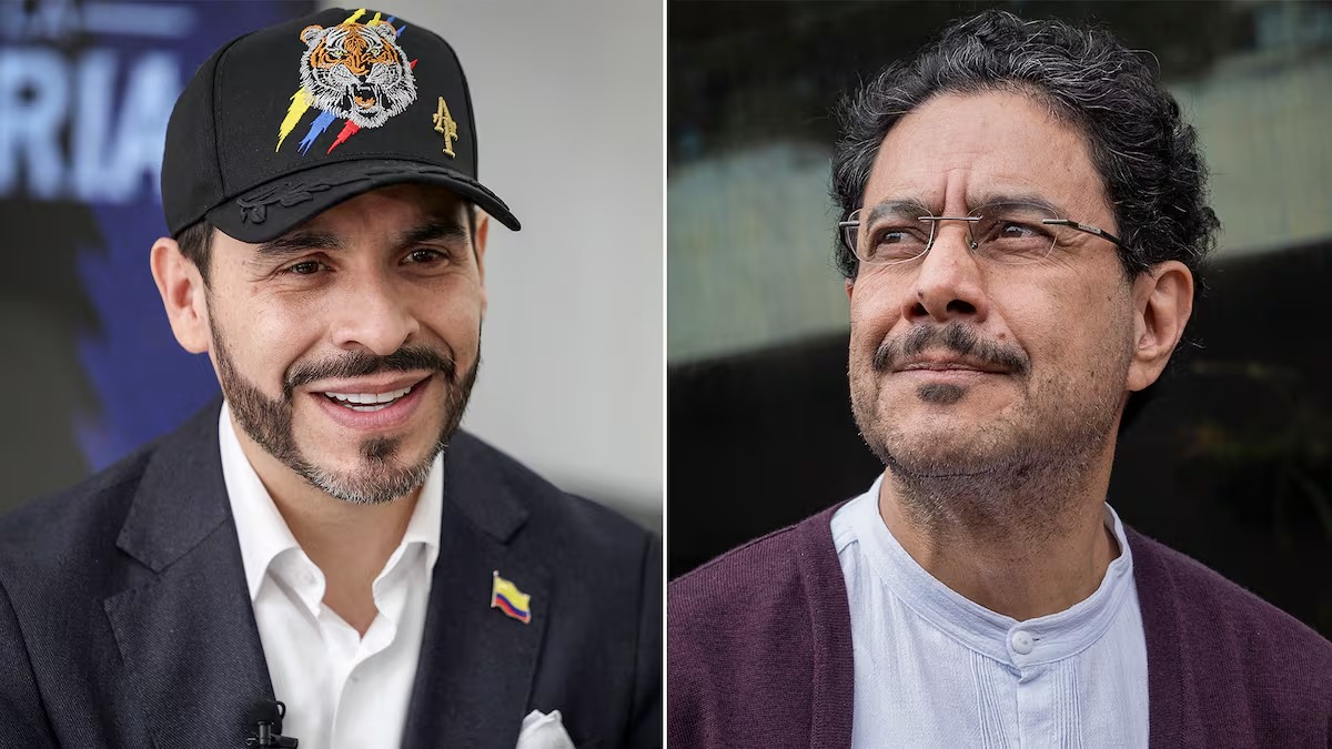 Abelardo de la Esprilla e Iván Cepeda competirán en la segunda vuelta presidencial de Colombia.