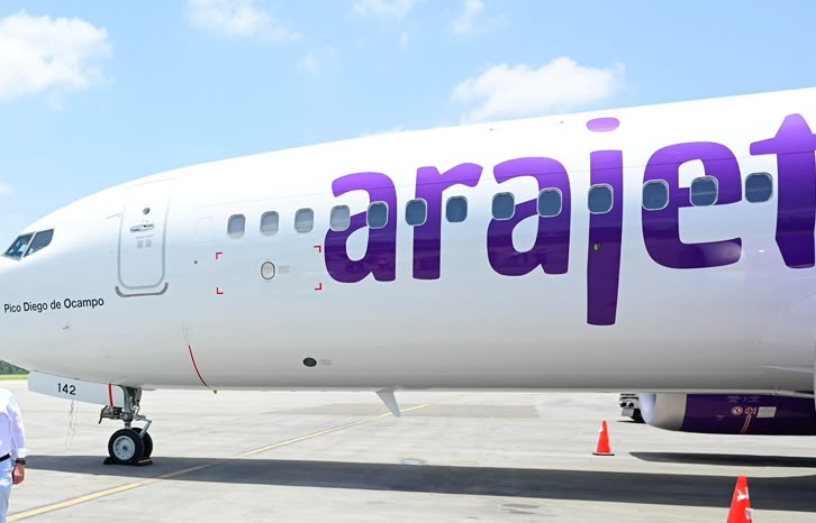 Nueva aeronave de Arajet.