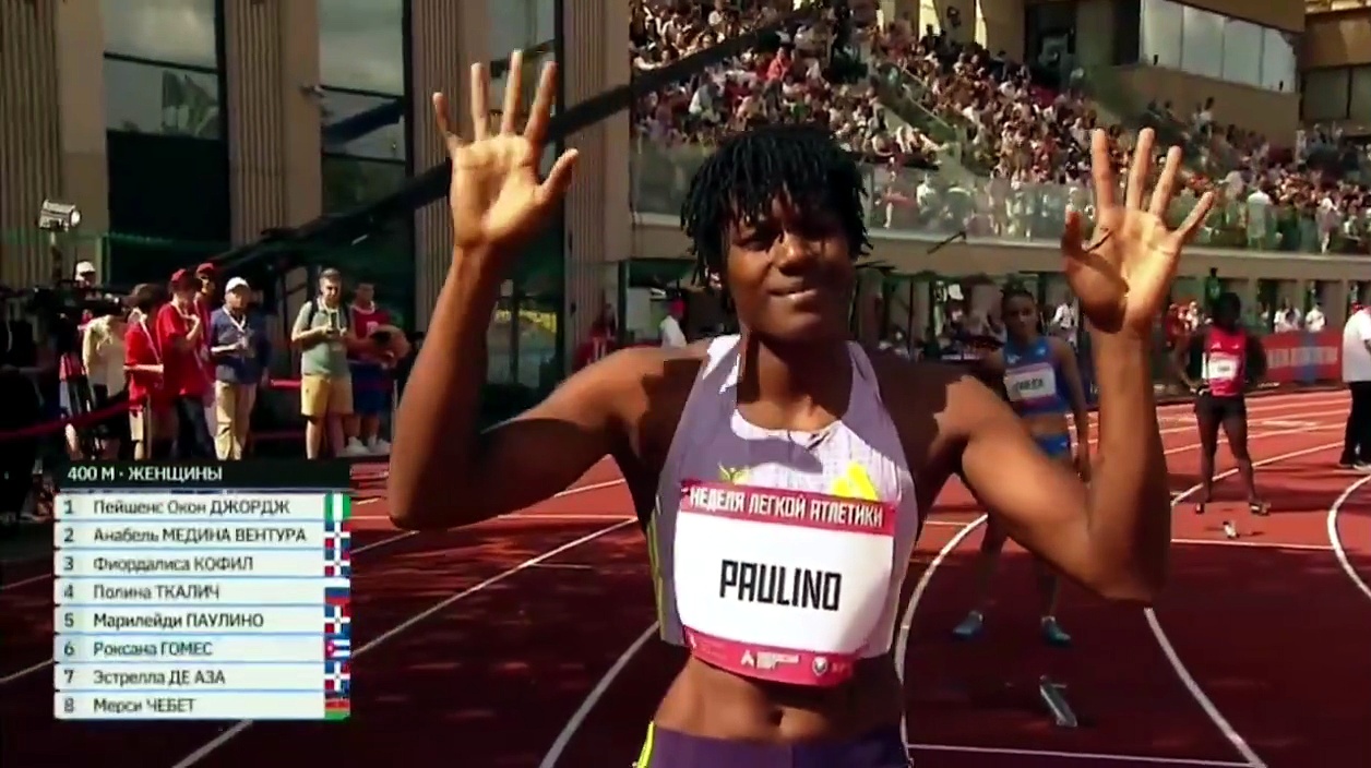 Marileidy Paulino se alza con los 400 metros planos en Rusia